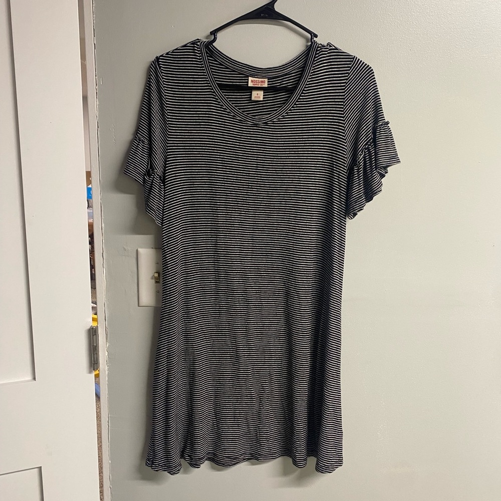 Mossimo Supply Co. Black and White Striped dress